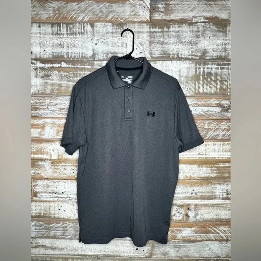 Under Armour men's grey polo‎ shirt loose fit M